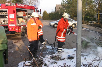 Einsatzstelle Kranichweg